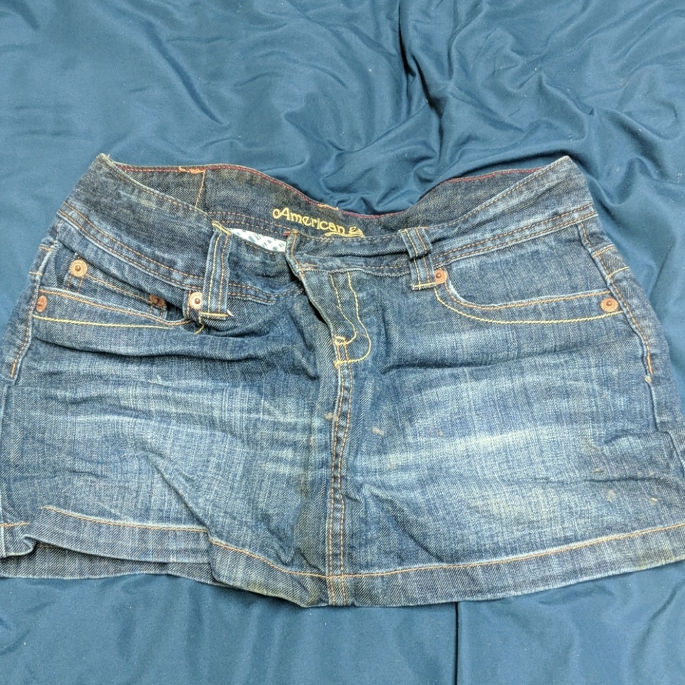 American eagle jeans skirt